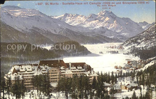 11780827 St Moritz GR Maison Suvretta avec Campfer et Silvaplana St. Moritz