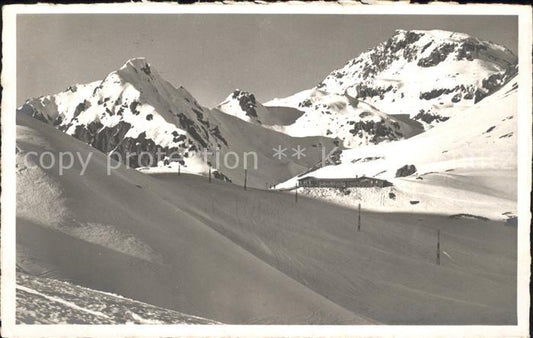 11780834 Davos GR Strelapass avec Haupterkopf et Weissfluh Davos Platz