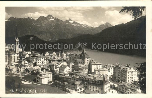 11781105 St Moritz Dorf GR Panorama St Moritz