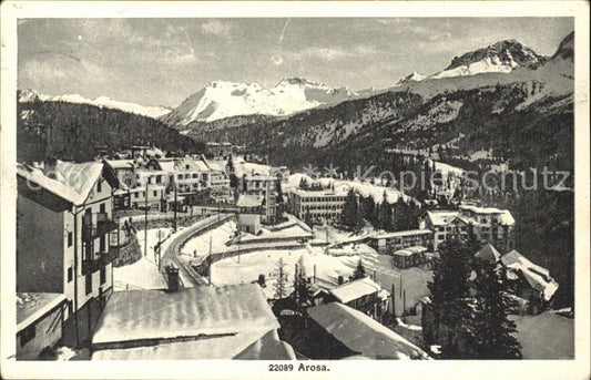 11781262 Arosa GR Vue sur la ville d'Arosa