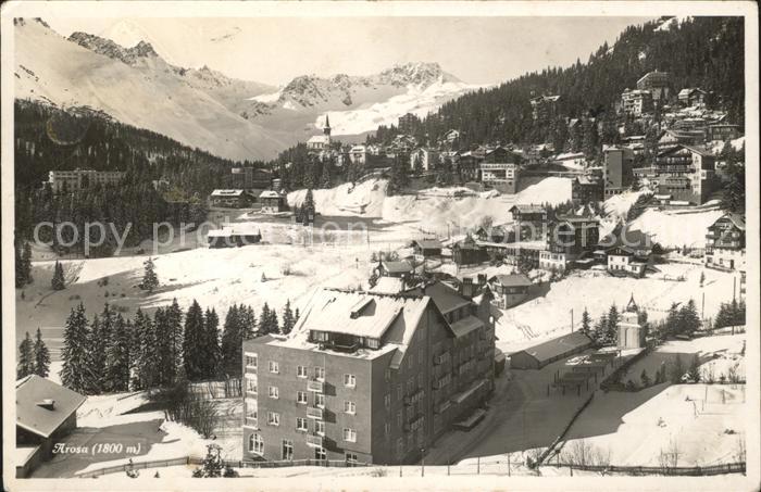 11781299 Arosa GR Vue sur la ville d'Arosa