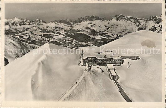 11781377 Weissfluhjoch Fliegeraufnahme Weissfluhjoch