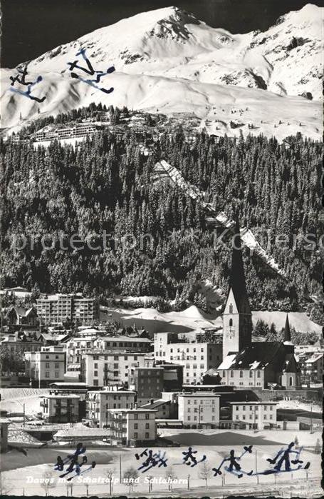 11781404 Davos GR Schatzalp und Schiahorn Davos Platz