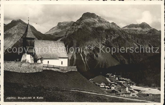 11781406 Arosa GR Bergkirchli et Kulm Arosa