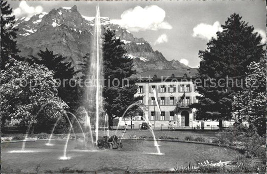 11758452 Glarus GL Hôtel Glarnerhof avec Volksgarten et Wiggis Glarus