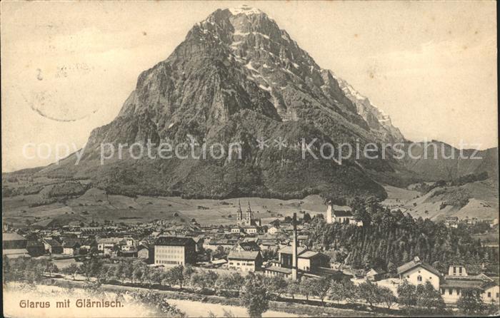 11751101 Glarus GL avec Glaernisch Glaris