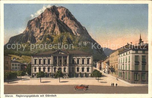 11751128 Glarus GL Bâtiment gouvernemental Glaernisch Glaris