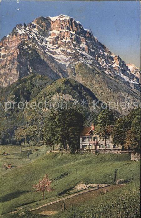 11751158 Glaris GL Gasthaus zum Bergli avec Glaernisch Glaris