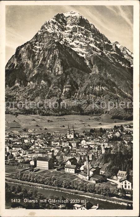 11751311 Glarus GL avec Glaernisch Glaris