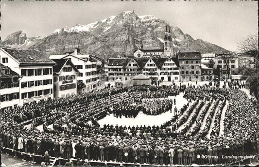 11751516 Glarus GL Landsgemeinde Glarus Assemblée