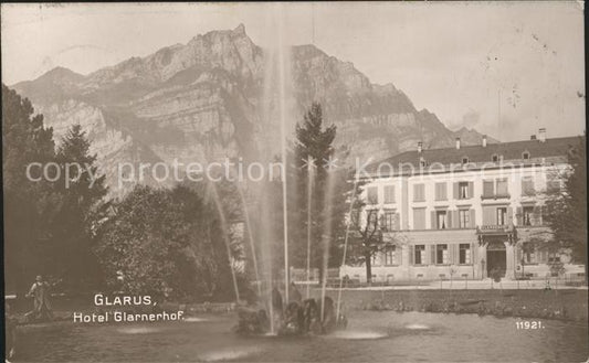 11751564 Glaris GL Hôtel Glarnerhof Fontaene Glaris