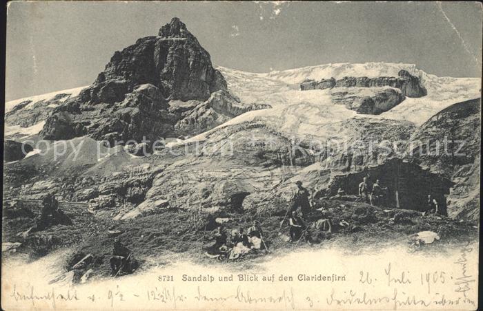 11751621 Glarus GL Sanalp et vue sur le Claridenfirn Glaris