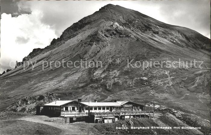 11773351 Davos GR Berghaus Strelapass Schiahorn Davos Platz