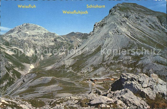 11773373 Davos GR Berghaus Strelapass Weissfluh Weissfluhjoch Schiahorn Davos Pl