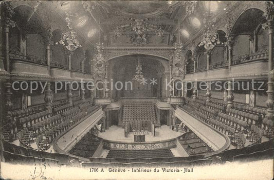 11754651 Genève GE Intérieur du Victoria Hall Genève