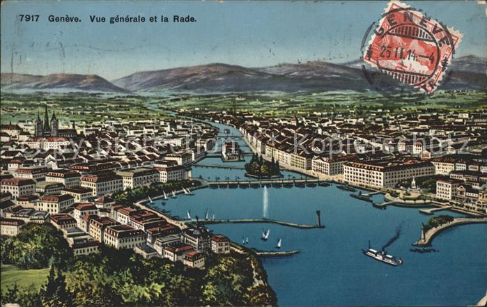 11754652 Genève GE Vue générale et la Rade Genève