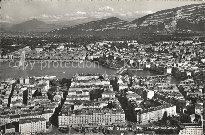 11754676 Genève GE Vue générale par avion Genève