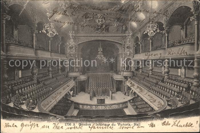 11754677 Genève GE Intérieur du Victoria Hall Genève