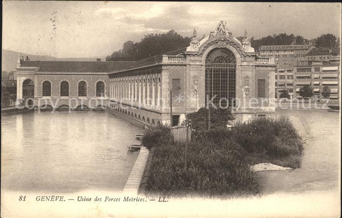 11754696 Geneve GE Usine des Forces Motrices Geneve