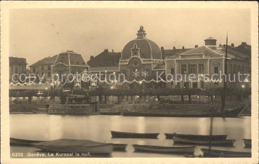 11754711 Genève GE Le Kursaal la nuit Genève