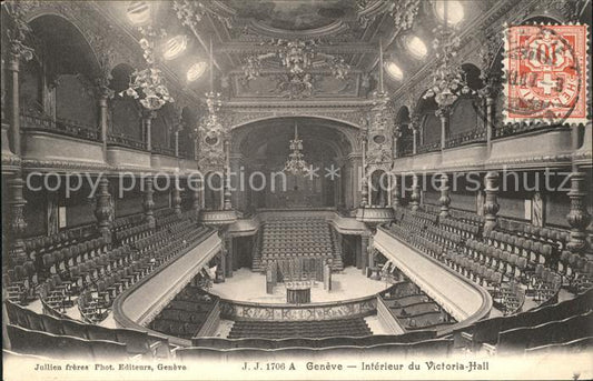 11754726 Genève GE Intérieur du Victoria Hall Genève