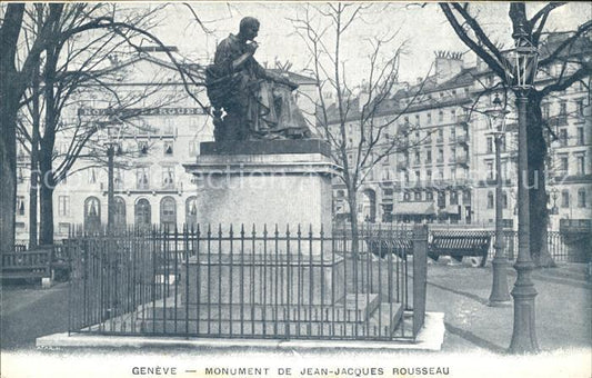 11754738 Genève GE Monument à JJ Rousseau Genève