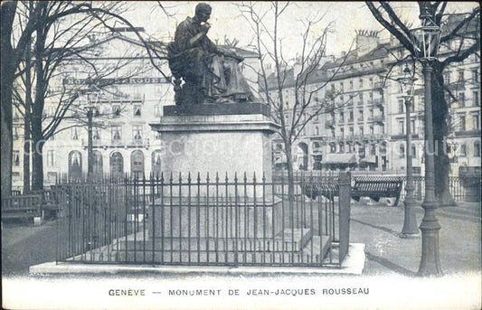 11754765 Genève GE Monument à JJ Rousseau Genève