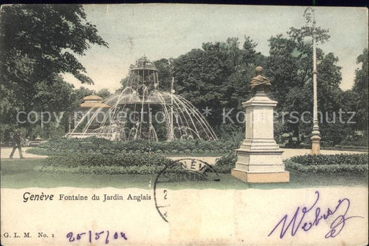 11754773 Genève GE Fontaine du Jardin Anglais Genève