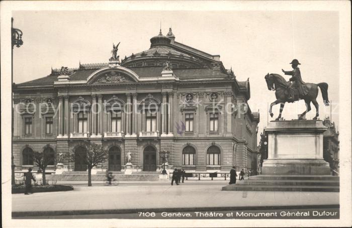 11754803 Geneve GE Théâtre et Monument Général Dufour Geneve