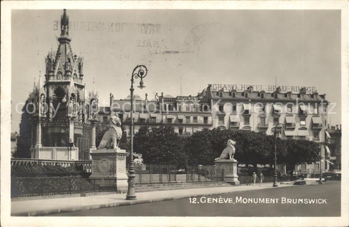 11754813 Genève GE Monument Brunswick Genève