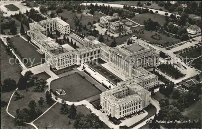 11754820 Genève GE Palais des Nations Unies Vue aérienne Genève