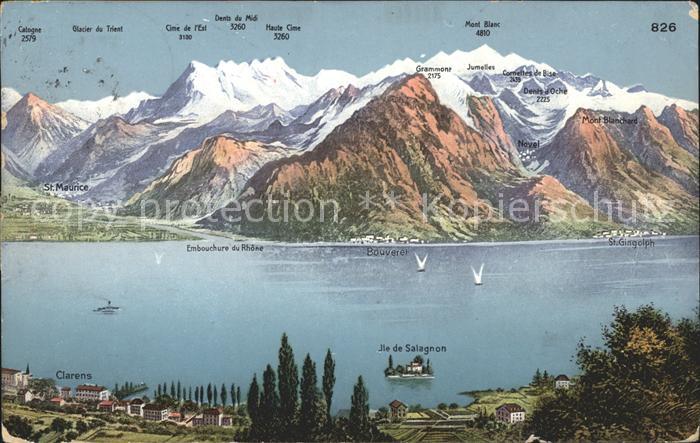 11754840 Genève GE Lac Léman et les Alpes Genève