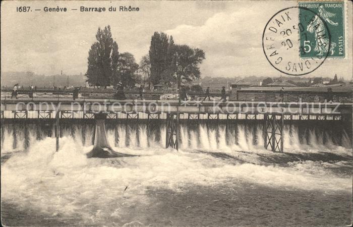 11754844 Genève GE Barrage du Rhône Genève