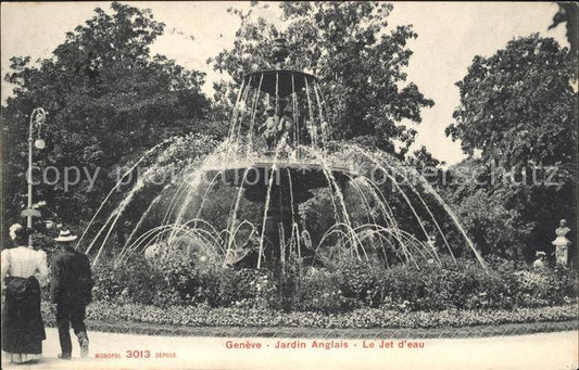 11754860 Genève GE Jardin Anglais Le Jet d'eau Genève