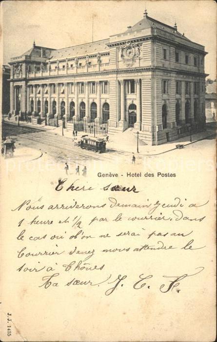 11754909 Genève GE Hôtel des Postes Genève