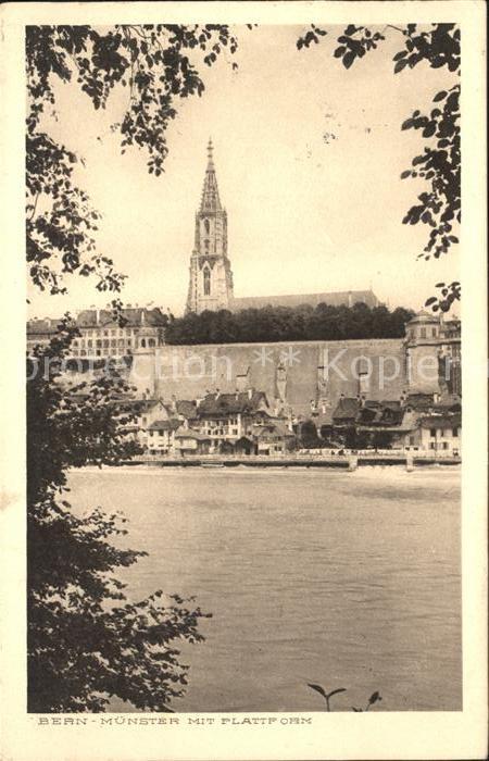 11762665 Bern BE Muenster avec quai Berne