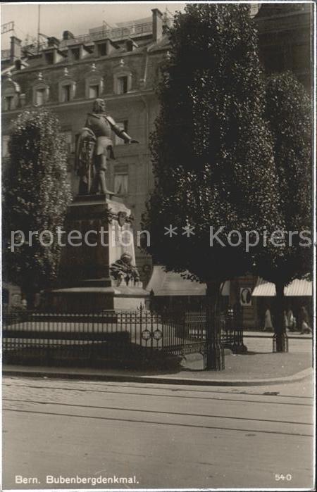 11762724 Bern BE Monument Bubenberg Berne