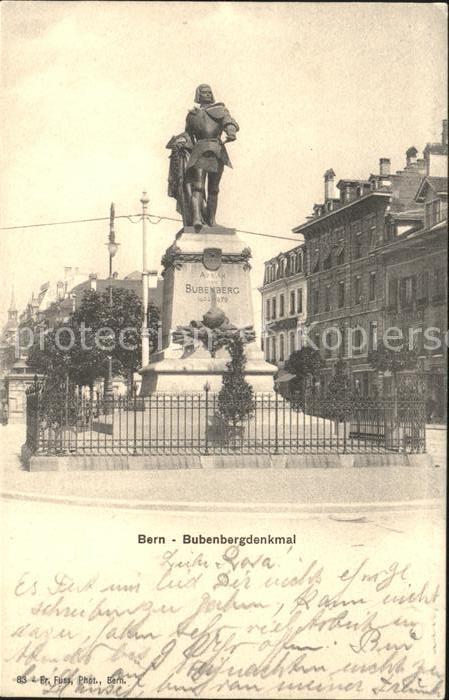 11762725 Bern BE Monument Bubenberg Berne