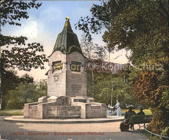 11778603 Zuerich Zuerichhorn Mémorial Suisse des Psaumes Zuerich