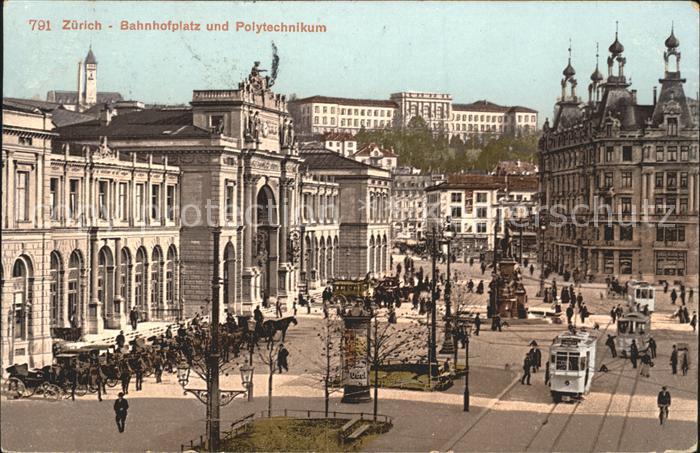 11778640 Zuerich Bahnhofplatz et Zuerich Polytechnic