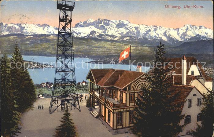 11778697 Uetliberg Zuerich Restaurant Uto Kulm avec panorama alpin Uetliberg Zueri