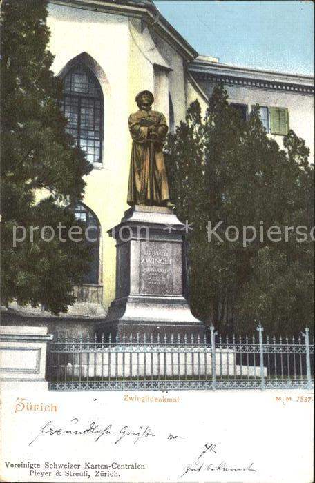 11778735 Zurich Monument du Zwingli Zurich