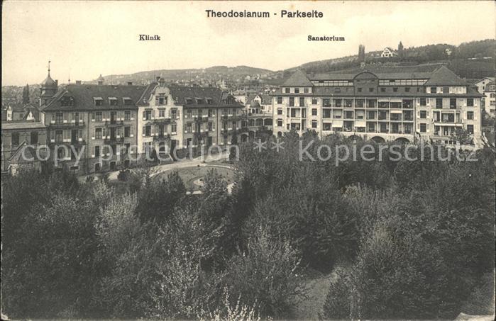 11778755 Zurich Clinique Theodosianum Parkseite Sanatorium Zurich