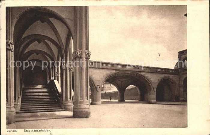 11778791 Zuerich Stadthhausarkaden Zuerich