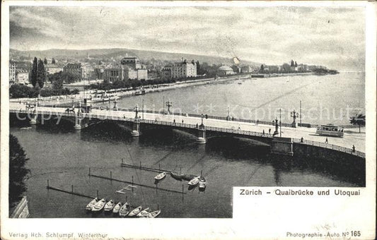 11778854 Zurich Quaibruecke et Utoquai Zurich