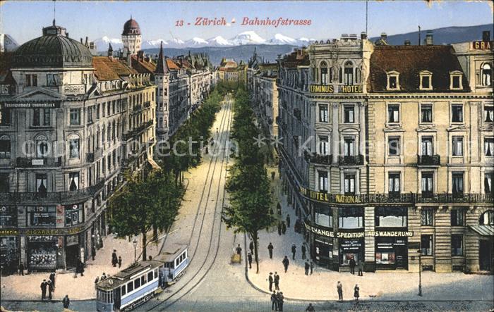 11778970 Zurich Bahnhofstrasse Tramway de Zurich