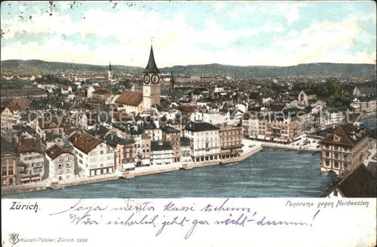 11778990 Panorama de Zurich avec passerelle nord-ouest Zurich