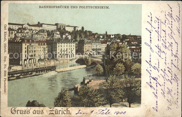 11779069 Zuerich Bahnhofbrücke avec Zuerich Polytechnic