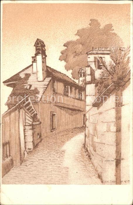 11779128 Bern BE Sur la Badgasse Dessin Bern BE