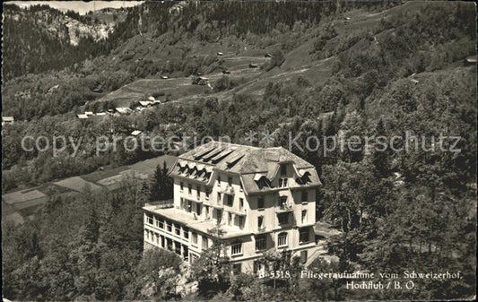 11779203 Hasliberg Hohfluh Fliegeraufnahme vom Schweizerhof Hasliberg Hohfluh